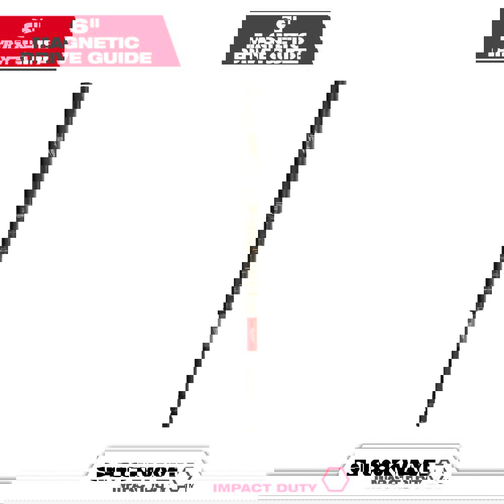 Power & Impact Screwdriver Bits & Holders; Bit Type: Magnetic Drive Guide ; Hex Size (Inch): 1/4 ; Drive Size: 1/4 in ; Overall Length (Inch): 6 ; Material: Stainless Steel ; Magnetic: Yes